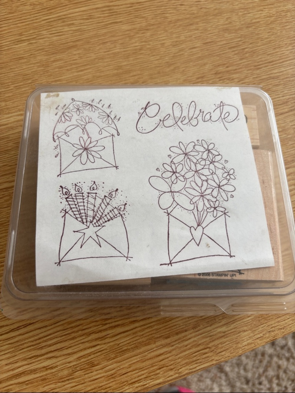 Stampin Up! Send a Celebration Retired Stamp Set